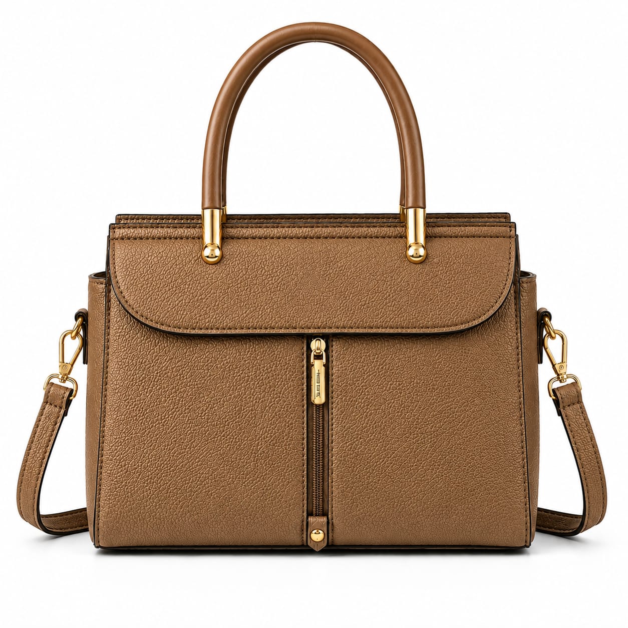 Premium 3-Zipper Shoulder Tote Bag for Women