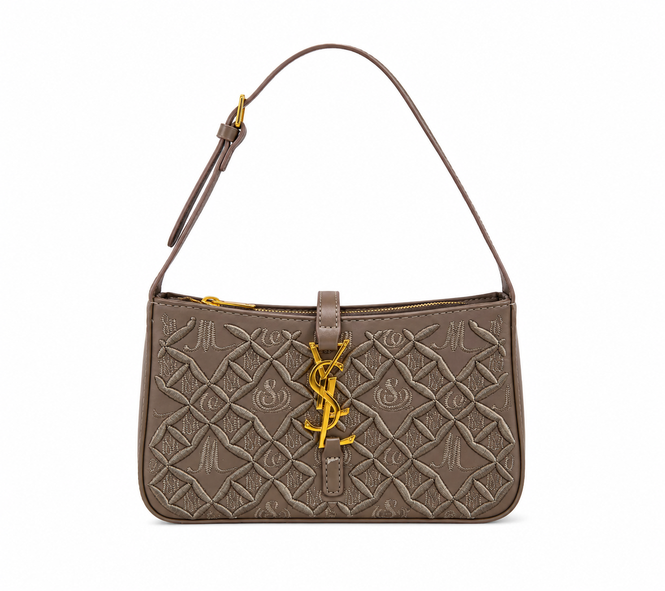 Élise Luxe Shoulder Bag – Gold Edition