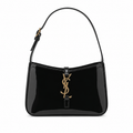 Noir Patent Shoulder Bag