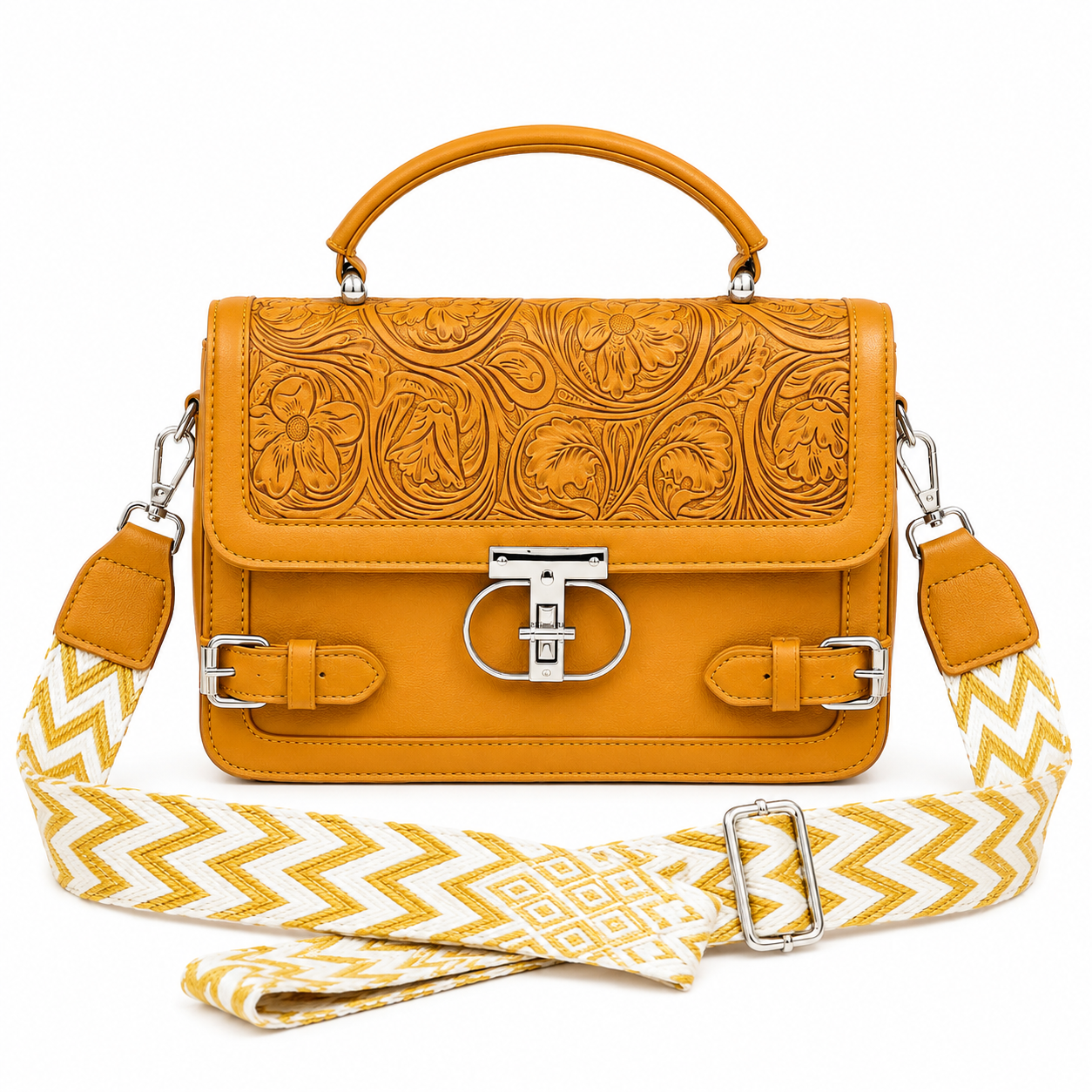 Florence Noir Top Handle Satchel