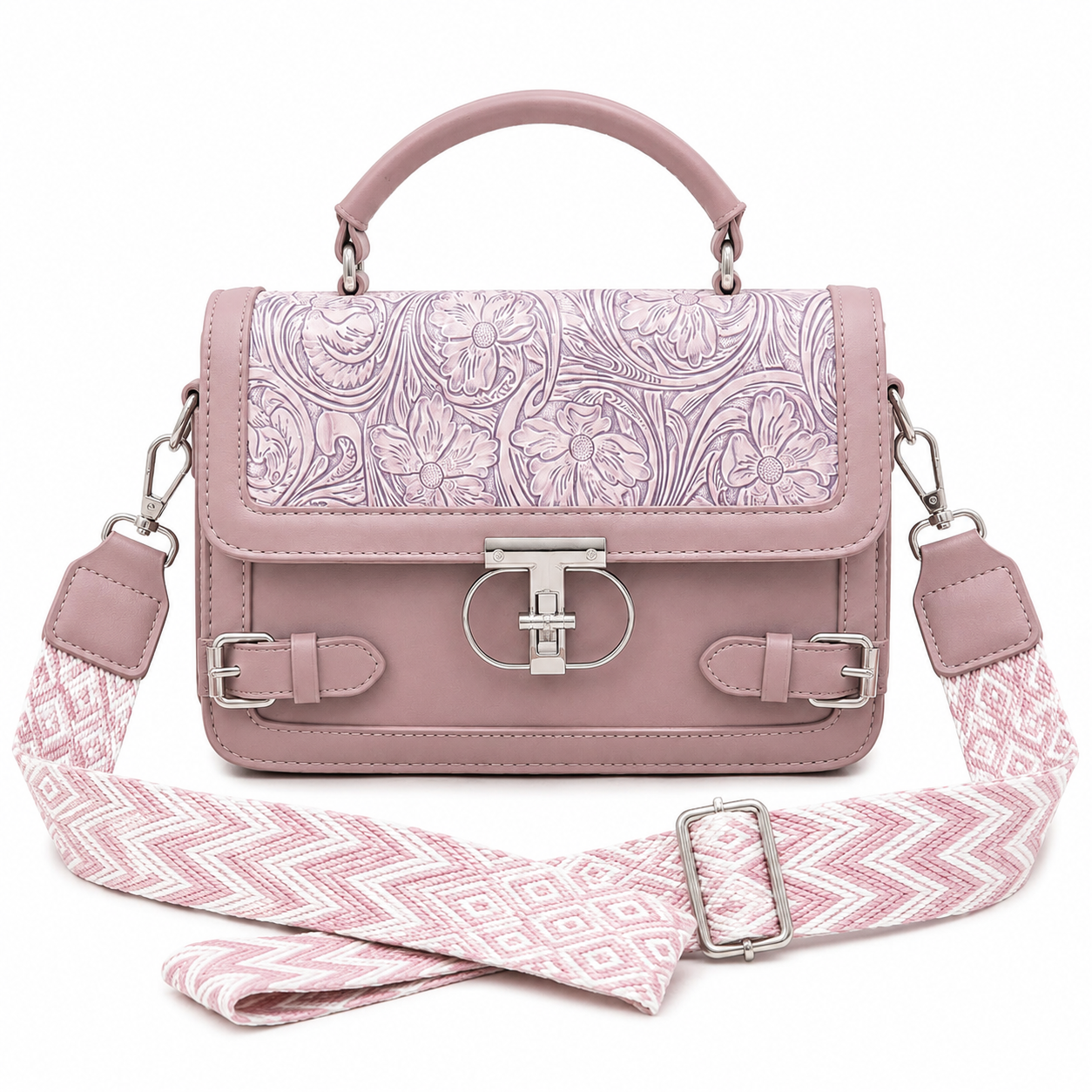 Florence Noir Top Handle Satchel