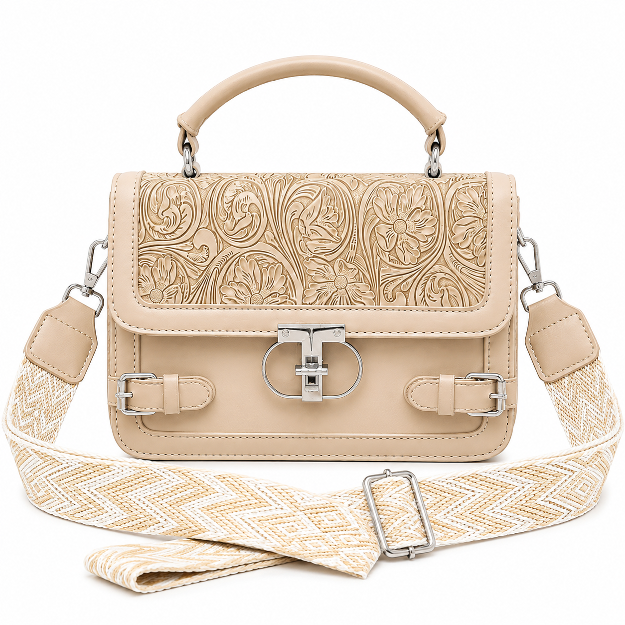 Florence Noir Top Handle Satchel