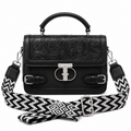Florence Noir Top Handle Satchel