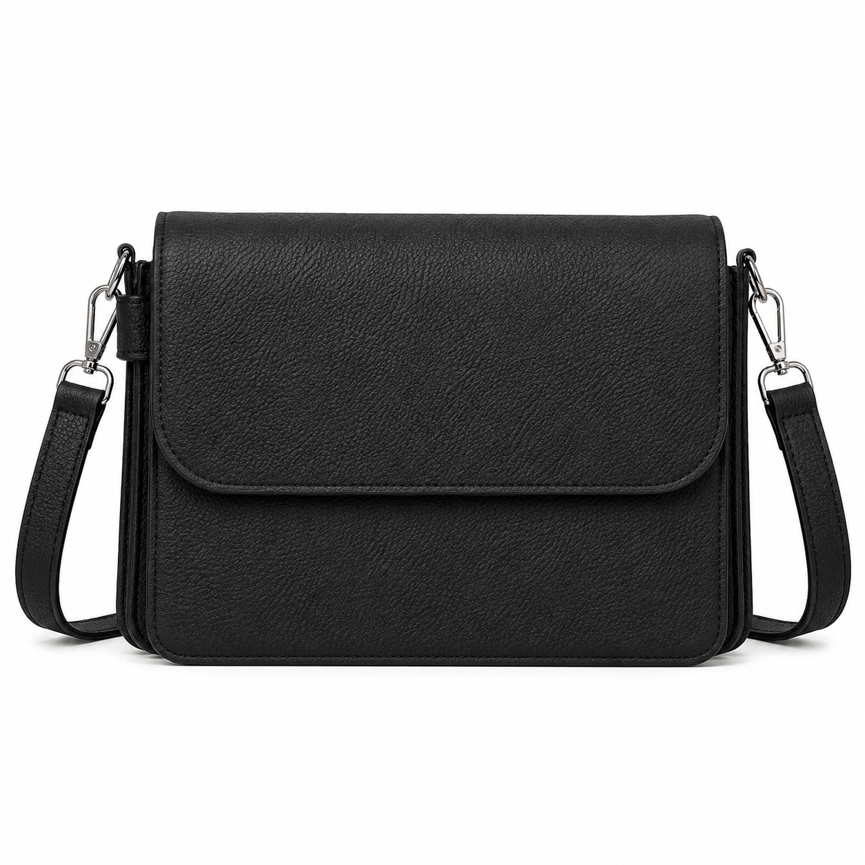 Classic Noir Everyday Crossbody Bag