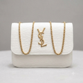 Luxury Croc-Embossed Chain Crossbody & Shoulder Bag for Women
