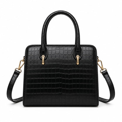 Croc Texture Shoulder Bag
