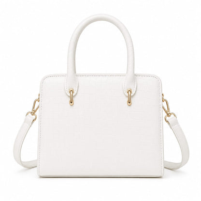Croc Texture Shoulder Bag