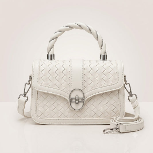 Imported Woven Crossbody Bag for Women – Premium Designer Shoulder Handbag