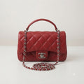 Imported Premium Collection – Quilted Top-Handle Crossbody Bag for Women