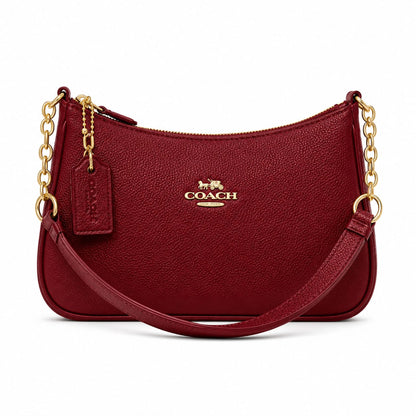 Pebbled Leather Crossbody Bag