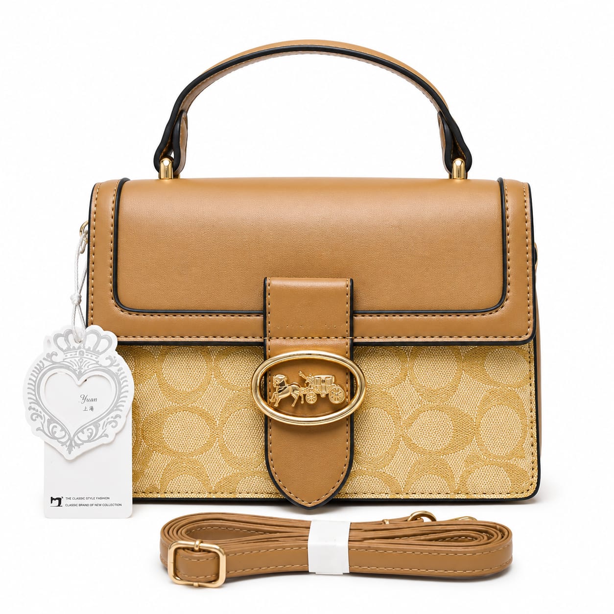 Coach Premium Top Handle Crossbody Bag for Women