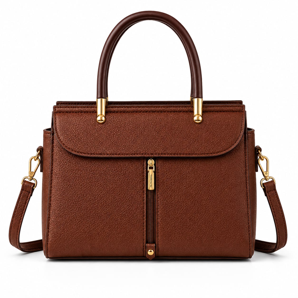 Premium 3-Zipper Shoulder Tote Bag for Women
