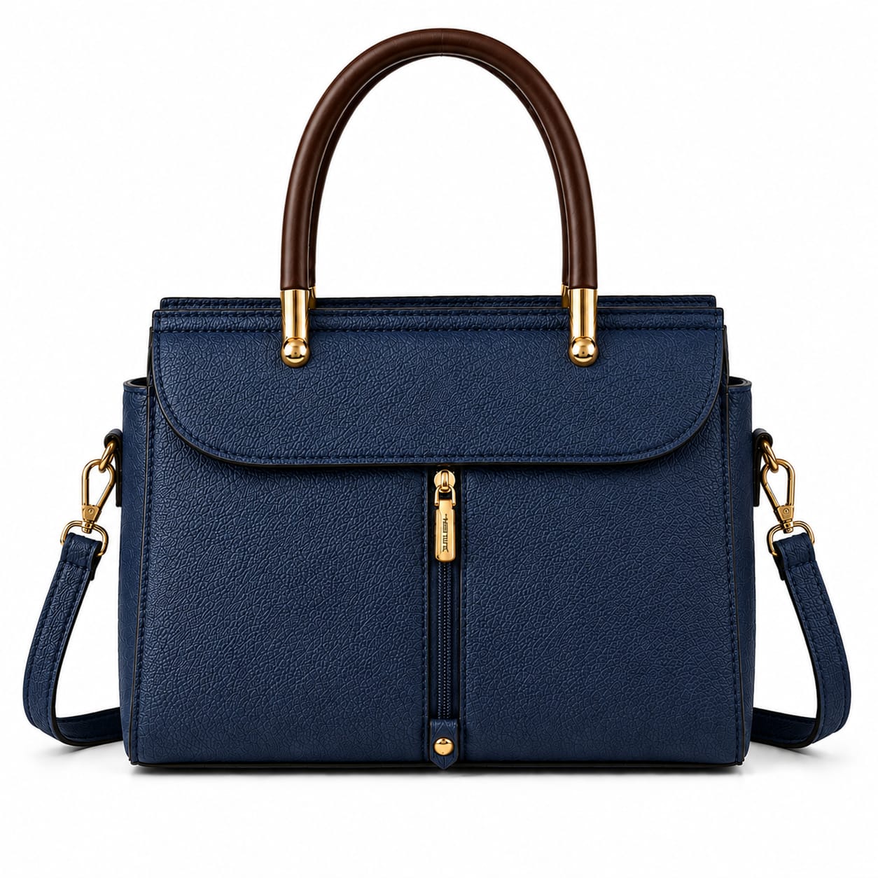 Premium 3-Zipper Shoulder Tote Bag for Women