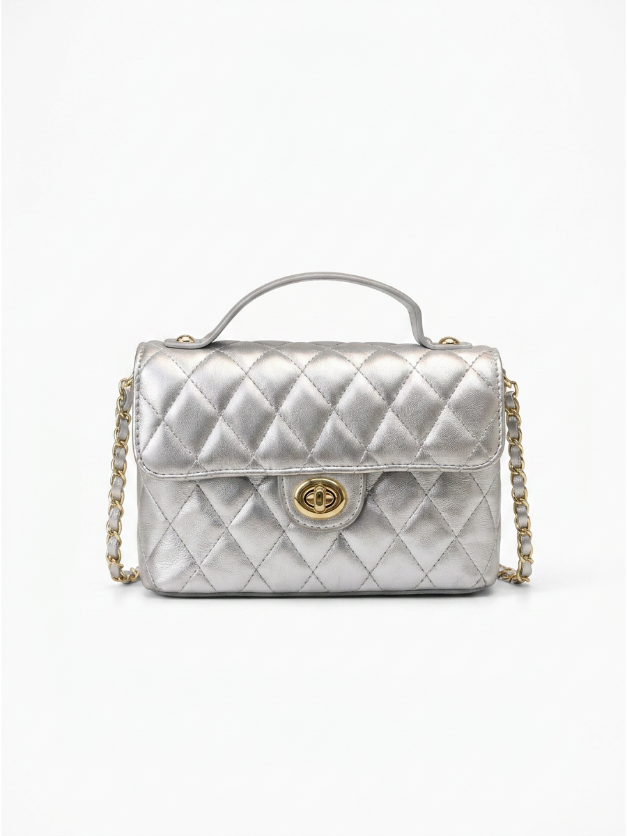 Luna Luxe Quilted Mini Handbag