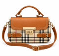 Luxury Designer Print Crossbody Bag for Women & Girls – Premium PU Leather Mini Shoulder Handbag with Adjustable Strap