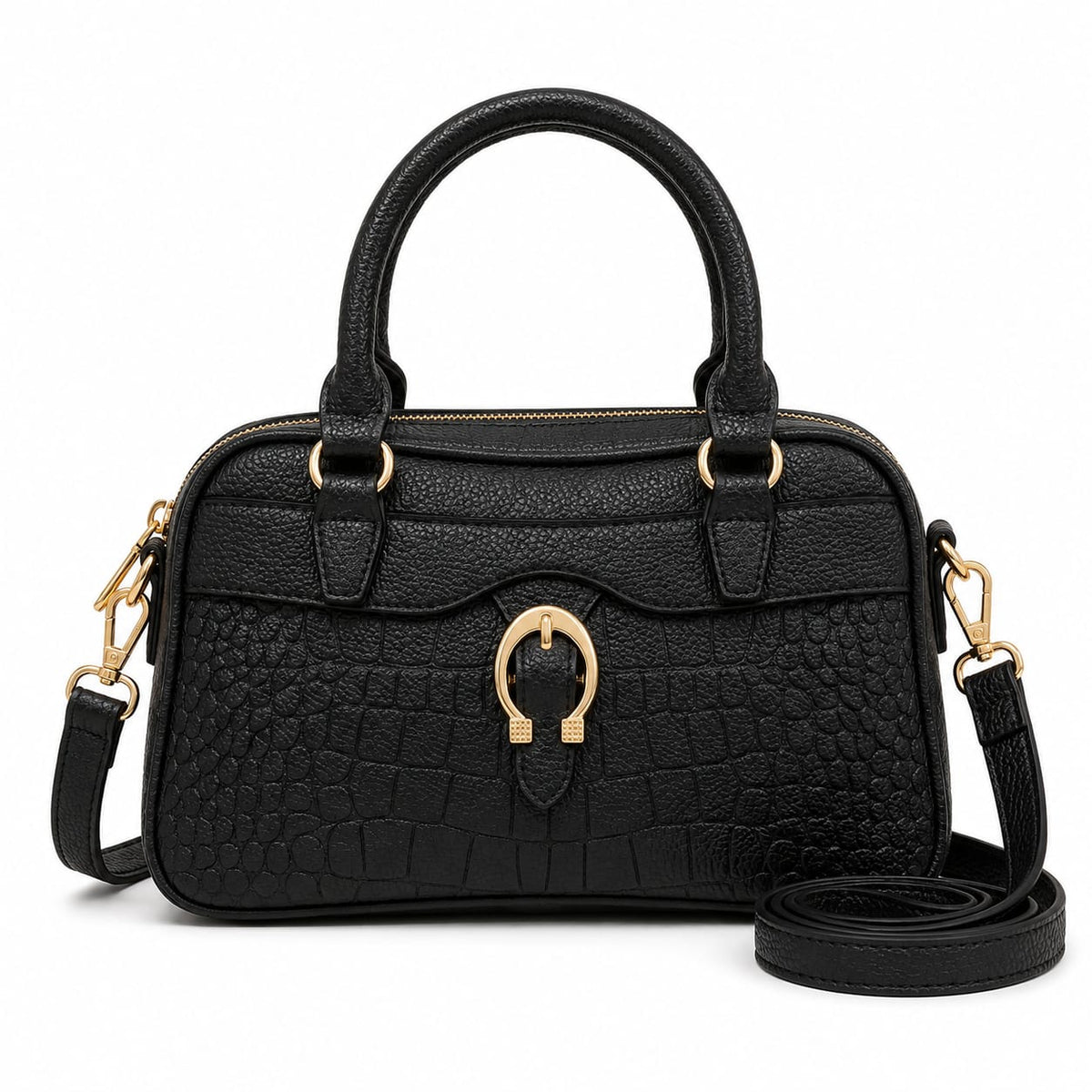 Croc Texture Crossbody