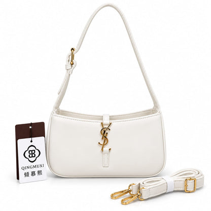 Noir Patent Glossy Shoulder Bag